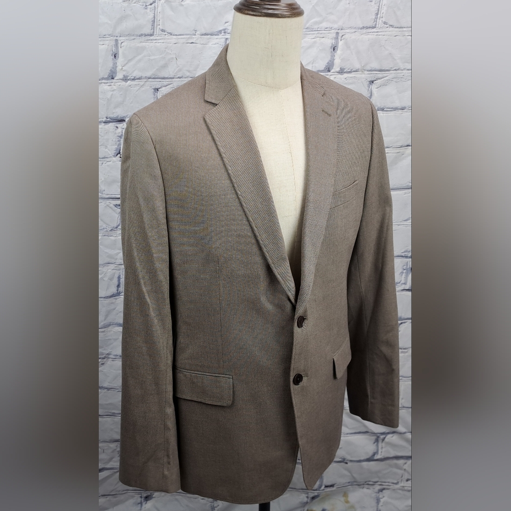 NWT Banana Republic Men's Blazer Sport Coat Tailored Fit Working Cuffs Brown 42R - Picture 10 of 16
